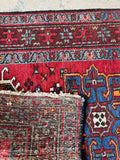Persian Vintage Runner / 3x11 Antique Heriz Runner #4186