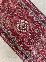 Skinny Narrow Vintage Runner / 2’4 x 9' Persian Runner #4187