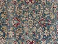 Large Muted Vintage Persian Rug / 9'8 x 12'4 Antique Persian Tabriz Rug #4190