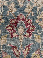 Large Muted Vintage Persian Rug / 9'8 x 12'4 Antique Persian Tabriz Rug #4190