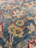 Large Muted Vintage Persian Rug / 9'8 x 12'4 Antique Persian Tabriz Rug #4190
