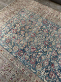 Large Muted Vintage Persian Rug / 9'8 x 12'4 Antique Persian Tabriz Rug #4190