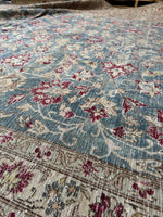 Large Muted Vintage Persian Rug / 9'8 x 12'4 Antique Persian Tabriz Rug #4190