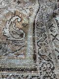 10x12 Muted Vintage Persian Mahal / 10x13 Muted Vintage Persian Rug #4362ML