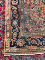 9’1 x 11’8 Love Worn Antique Mahal rug #2979ML