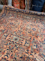 9’1 x 11’8 Love Worn Antique Mahal rug #2979ML