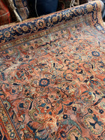 9’1 x 11’8 Love Worn Antique Mahal rug #2979ML