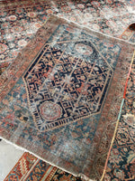 3'2 x 4'2 Antique Love Worn Scatter Rug #2982ML