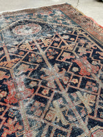 3'2 x 4'2 Antique Love Worn Scatter Rug #2982ML