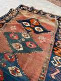 4x8 Antique Kazak Rug #2962 / 4x8 Vintage Rug