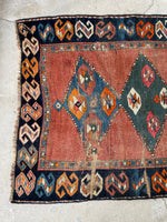 4x8 Antique Kazak Rug #2962 / 4x8 Vintage Rug