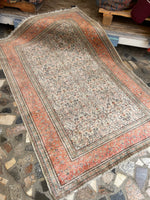4x6 Antique Turkish Rug #583 / Small Vintage Rug