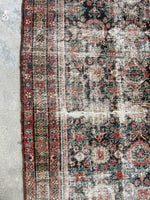 3'6 x 12'8 Worn Mina Khani Design Persian Runner #2980