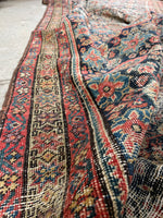 3'6 x 12'8 Worn Mina Khani Design Persian Runner #2980