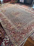 8x10 Paisley Design Vintage Rug / 8’3 x 9’10 Antique Lavender Ground Agra Rug #2480