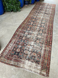 3'6 x 12'8 Worn Mina Khani Design Persian Runner #2980