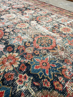 3'6 x 12'8 Worn Mina Khani Design Persian Runner #2980