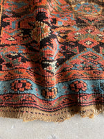 3'9 x 6'9 Antique Persian Bidjar Rug #2994ML