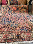 5x7 Persian Rug / Antique Persian Malayer #3152