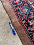 Antique Camel Hair Runner / 3'8 x 11'3 Antique Persian Runner #3760