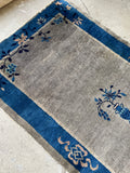 Antique Peking Chinese Rug / 3x5'7 Peking Rug #3114