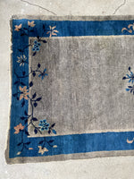 Antique Peking Chinese Rug / 3x5'7 Peking Rug #3114