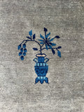 Antique Peking Chinese Rug / 3x5'7 Peking Rug #3114