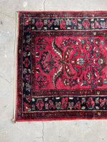 3'7 x 6'8 Antique Fluffy Lilihan Persian #2992ML