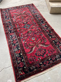 3'7 x 6'8 Antique Fluffy Lilihan Persian #2992ML