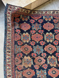 Worn Antique Tribal Persian Runner / 4' x 9'2 Runner #4366