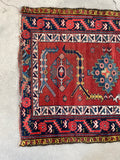 3'3 x 9'4 Antique Karabagh runner #2348ML - Blue Parakeet Rugs