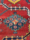3'3 x 9'4 Antique Karabagh runner #2348ML - Blue Parakeet Rugs