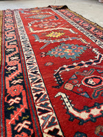 3'3 x 9'4 Antique Karabagh runner #2348ML - Blue Parakeet Rugs