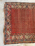 4x6 Antique Persian Rug #918