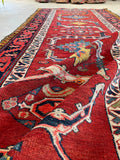 3'3 x 9'4 Antique Karabagh runner #2348ML - Blue Parakeet Rugs