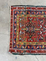 2'3 x 4' Vintage Persian Gharajeh Mat #2996ML