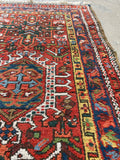 2'3 x 4' Vintage Persian Gharajeh Mat #2996ML