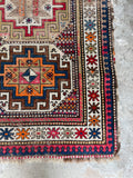 3'4 x 7'4 Antique Kazak Rug #2997ML / 3x7 Vintage Rug