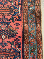 Small Antique Persian Rug / 2'9 x 5' Persian Malayer Rug #3118