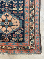 Antique Persian Rug / 3'4 x 6' Persian Malayer Rug #3120