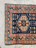 Antique Persian Rug / 3'4 x 6' Persian Malayer Rug #3120