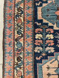 Antique Persian Rug / 3'4 x 6' Persian Malayer Rug #3120