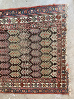 Antique Persian Runner / 3'5 x 12' Runner #3119