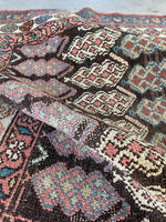Antique Persian Runner / 3'5 x 12' Runner #3119