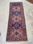 Vintage Skinny Runner / 2'5 x 6'7 Vintage Turkish Runner #3122