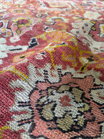 14x17 Vintage Rug / 13x16 Vintage Persian Rug / Sultanabad Mahal Rug #4212