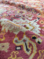 14x17 Vintage Rug / 13x16 Vintage Persian Rug / Sultanabad Mahal Rug #4212