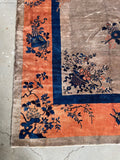 Square Antique Chinese Rug / 10'4 x 11'5 Rug #3410ML