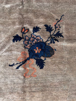 Square Antique Chinese Rug / 10'4 x 11'5 Rug #3410ML