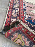 7x7 Square Vintage Persian Rug #3005